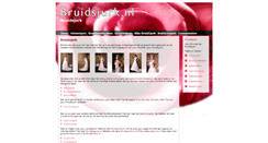 Desktop Screenshot of bruidsjurk.nl